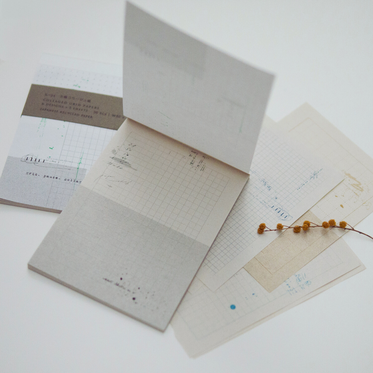 方眼コラージュ紙